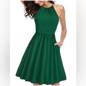 NWT Green Dress XXL Retro Pin Up Casual